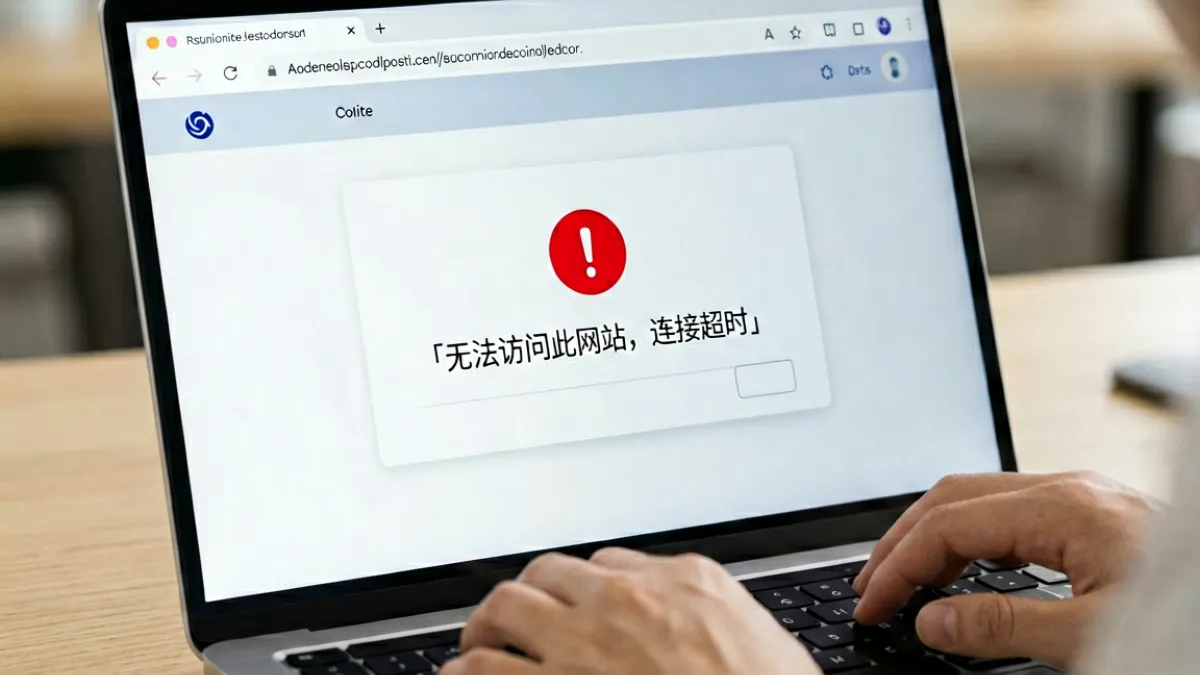 用户在电脑浏览器上尝试打开jm网页版时页面显示无法访问的错误提示界面